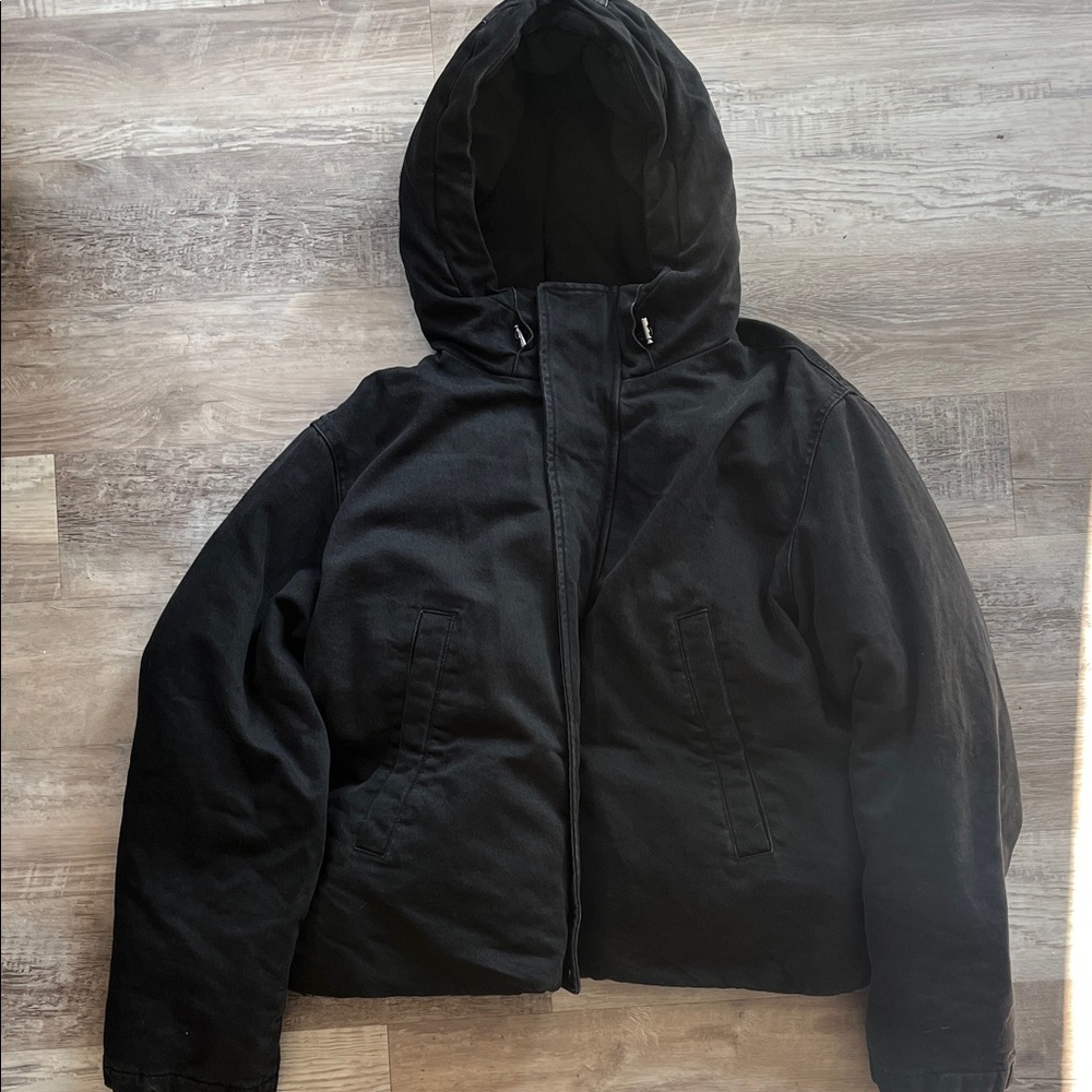 Black Hooded Jacket